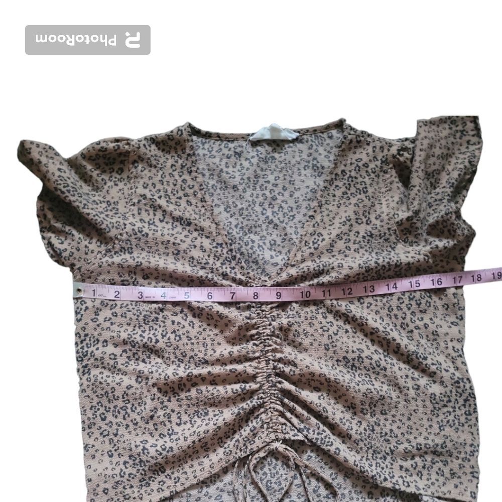 HIPPIE ROSE Animal Print Top - M - Picture 7 of 8